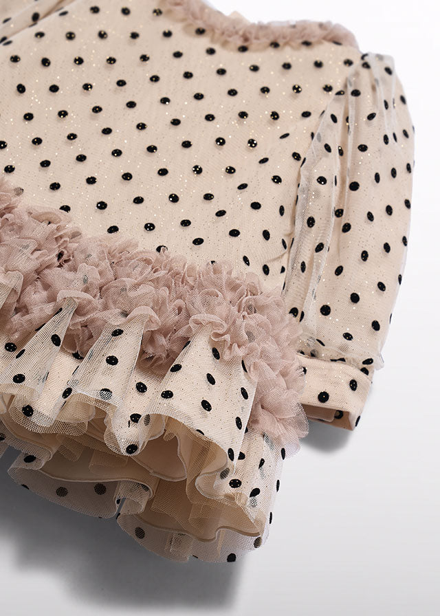 AM Kids - Vestitino in tulle a pois