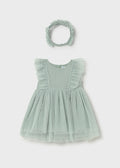AM Kids - Vestitino in tulle con fascia
