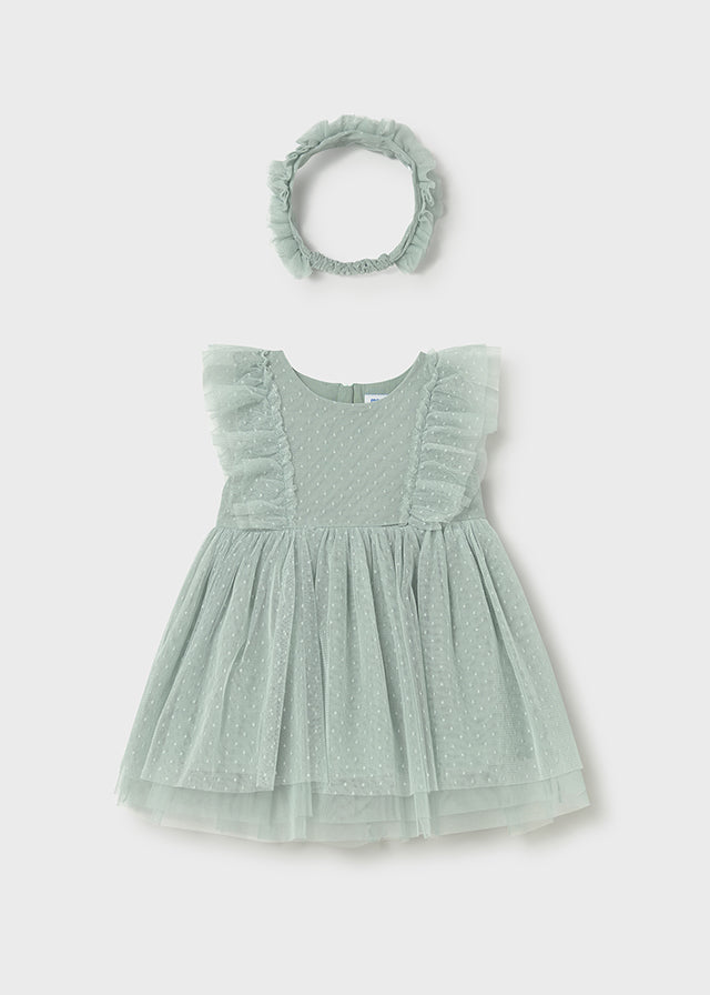 AM Kids - Vestitino in tulle con fascia