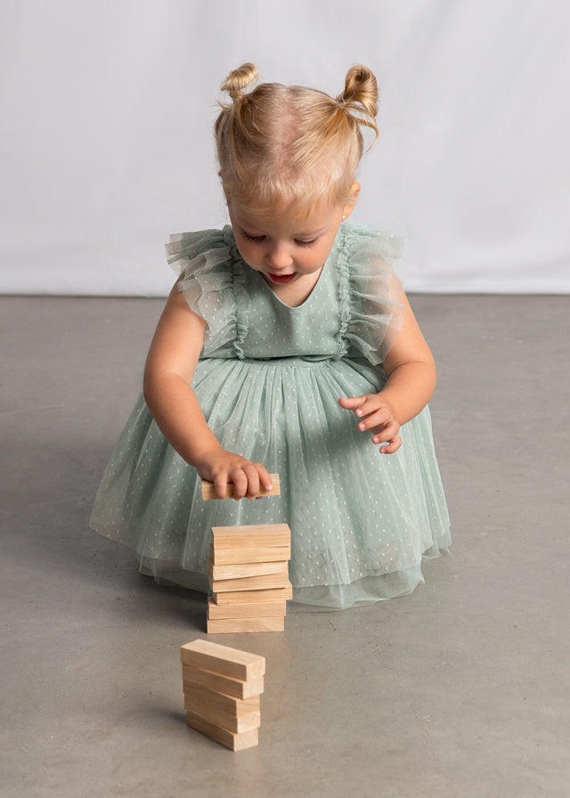 AM Kids - Vestitino in tulle con fascia