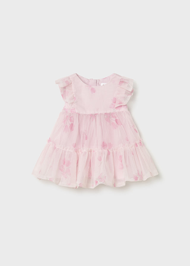 AM Kids - Vestitino in tulle con fiori