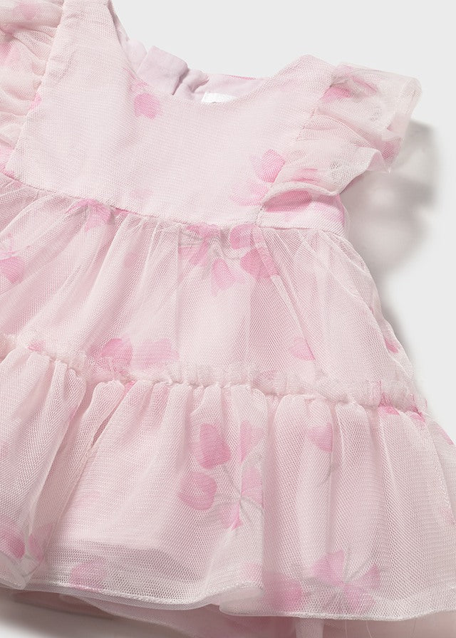 AM Kids - Vestitino in tulle con fiori