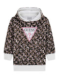 AM Kids - Vestitino manica lunga con cappuccio garzato guess