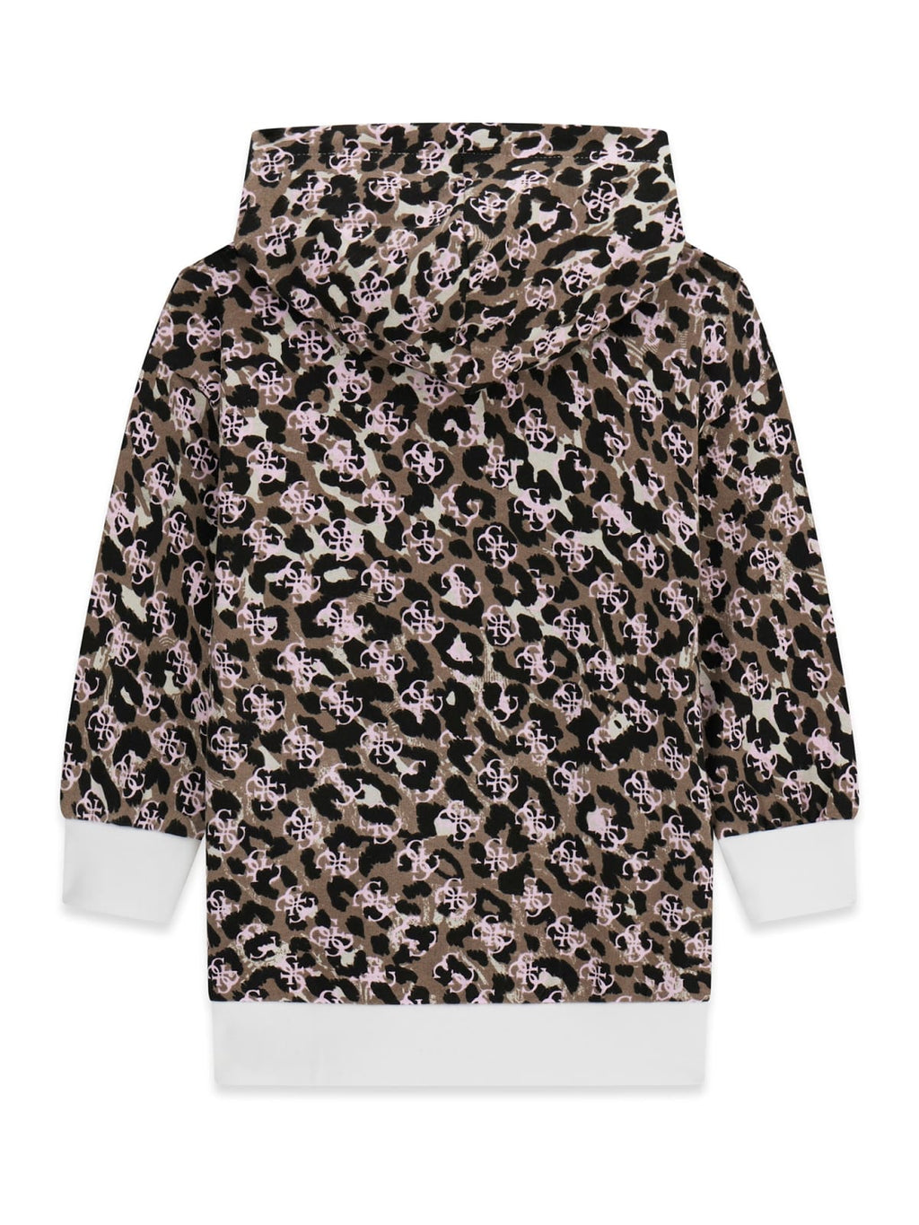 AM Kids - Vestitino manica lunga con cappuccio garzato guess