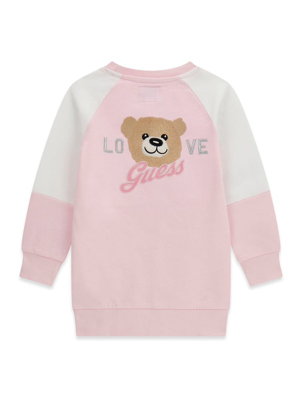 AM Kids - Vestitino manica lunga in felpa guess girocollo