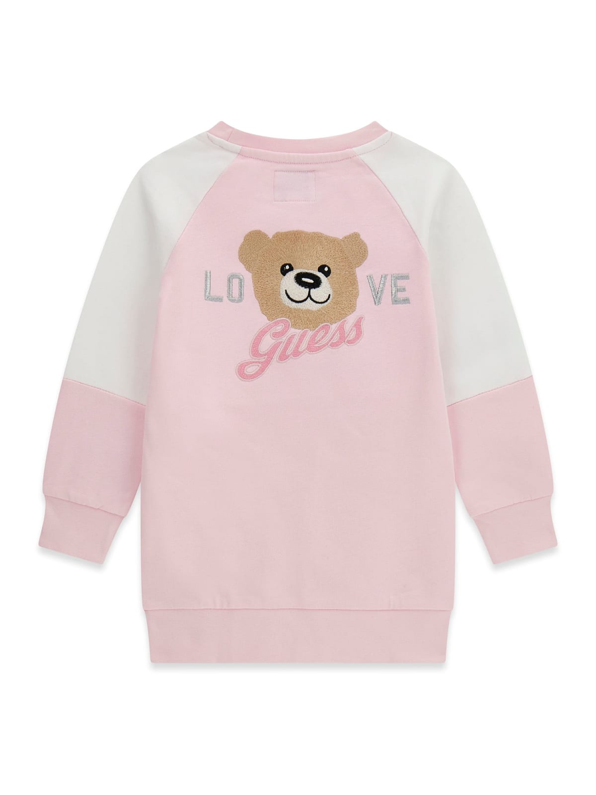 AM Kids - Vestitino manica lunga in felpa guess girocollo