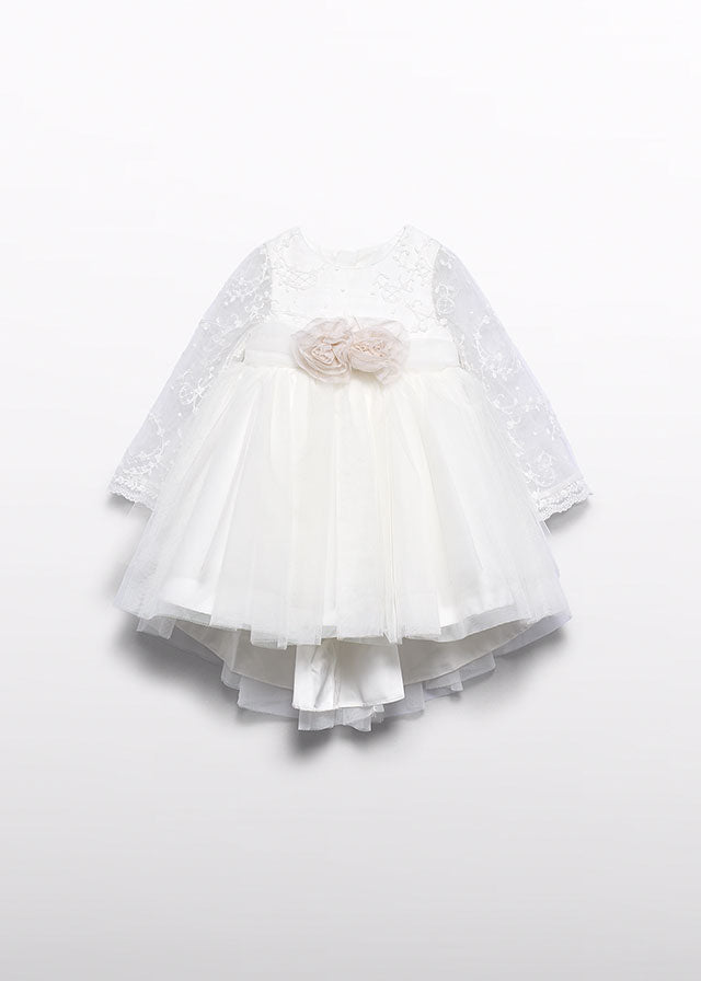 AM Kids - Vestitino ricamato con fiore