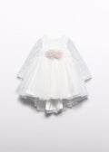 AM Kids - Vestitino ricamato con fiore