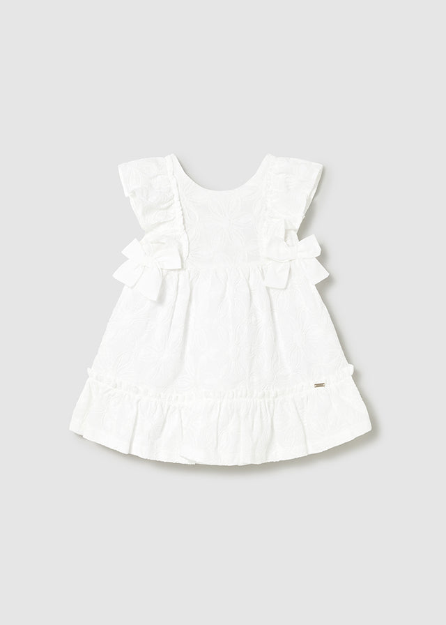 AM Kids - Vestitino ricamato con fiori
