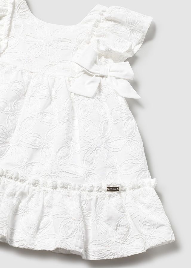 AM Kids - Vestitino ricamato con fiori