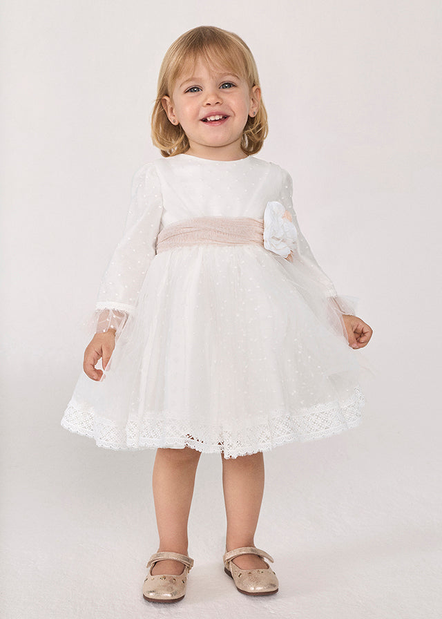 AM Kids - Vestitino tulle plissettato