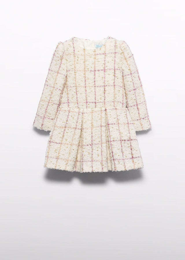AM Kids - Vestitino tweed quadri