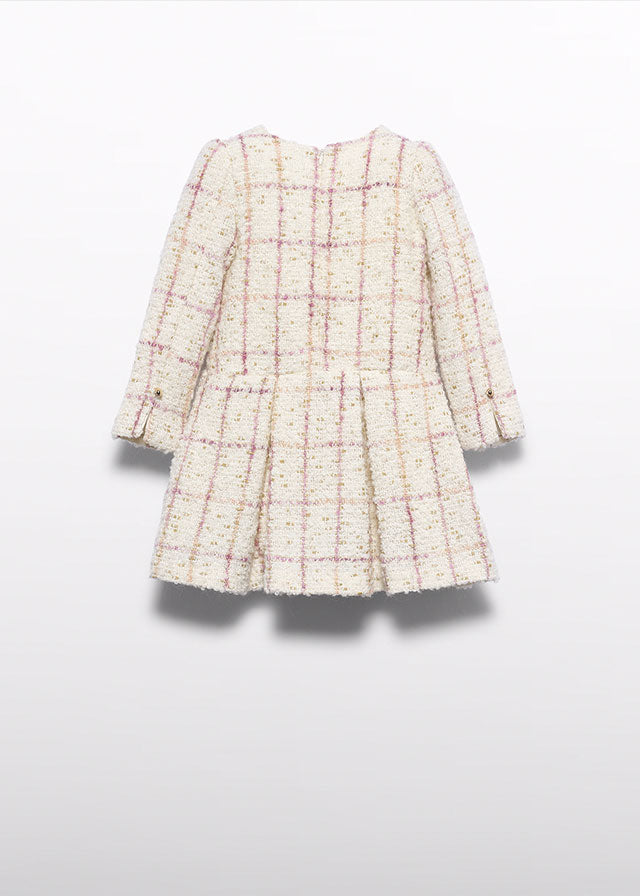AM Kids - Vestitino tweed quadri