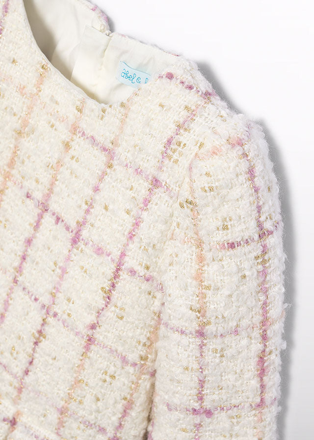 AM Kids - Vestitino tweed quadri