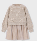 AM Kids - Vestito tricot combinato
