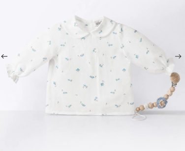 AM Kids - camicia con stampa neonato