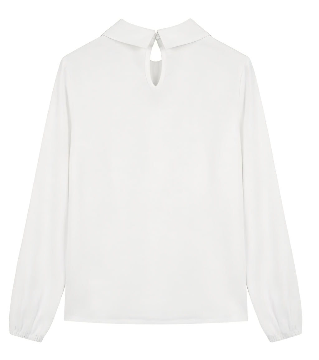 AM Kids - camicia di cotone con colletto in strass e pipillon in raso