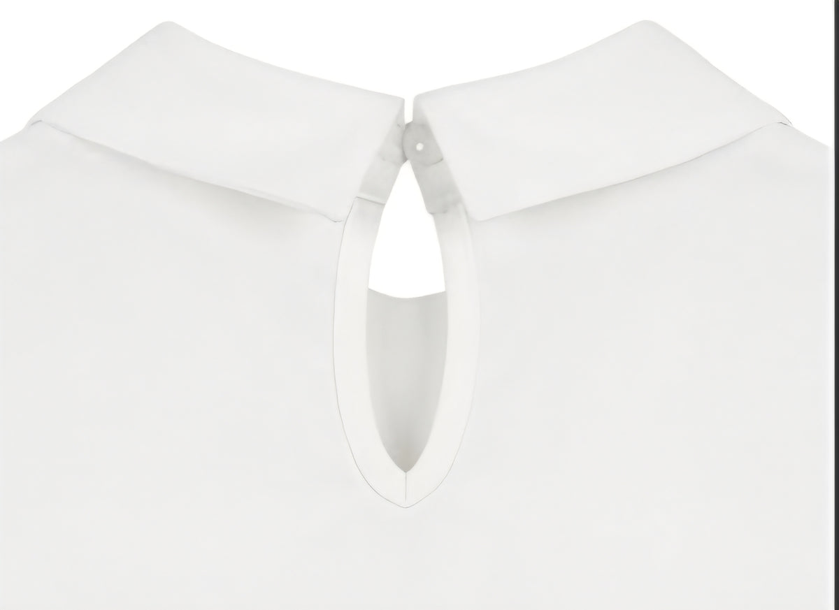 AM Kids - camicia di cotone con colletto in strass e pipillon in raso