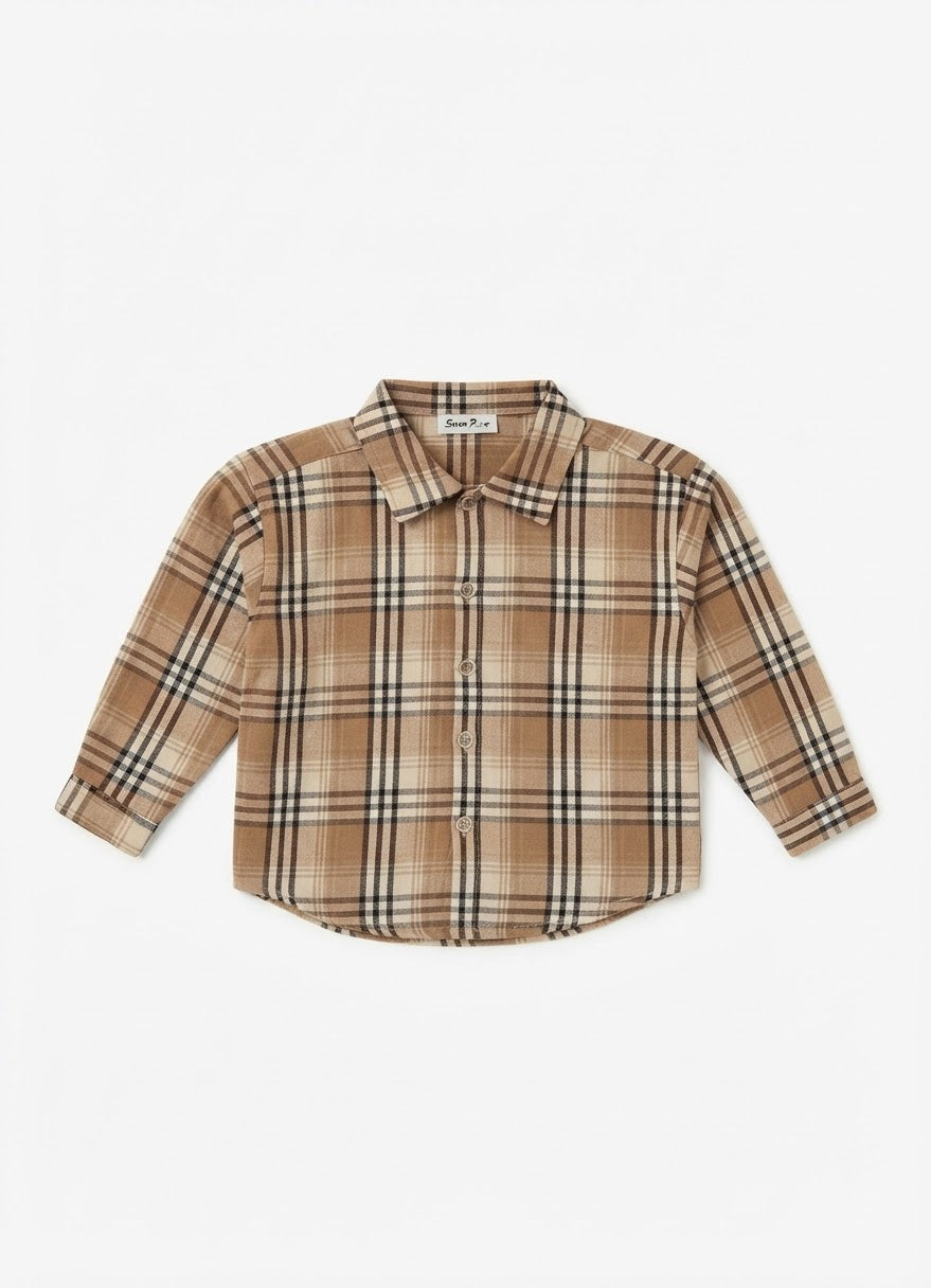 AM Kids - camicia scozzese di flanella