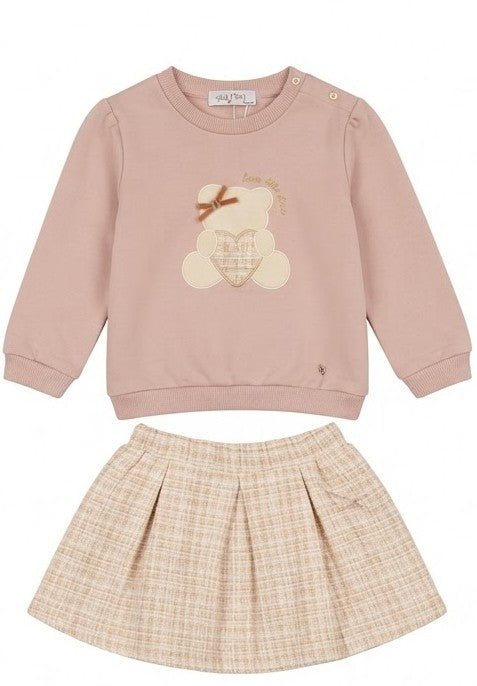 AM Kids - completo 2 pezzi con gonnellina neonata
