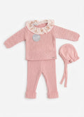 AM Kids - completo con cuffietta cordinata , 3 pezzi neonata
