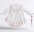 AM Kids - completo due pezzi con camicia stampata e mutandina a palloncino
