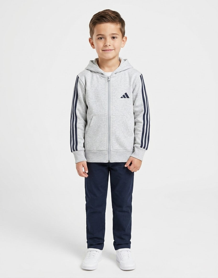AM Kids - felpa aperta adidas