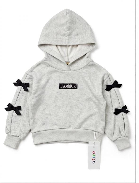 AM Kids - felpa con cappuccio neonata