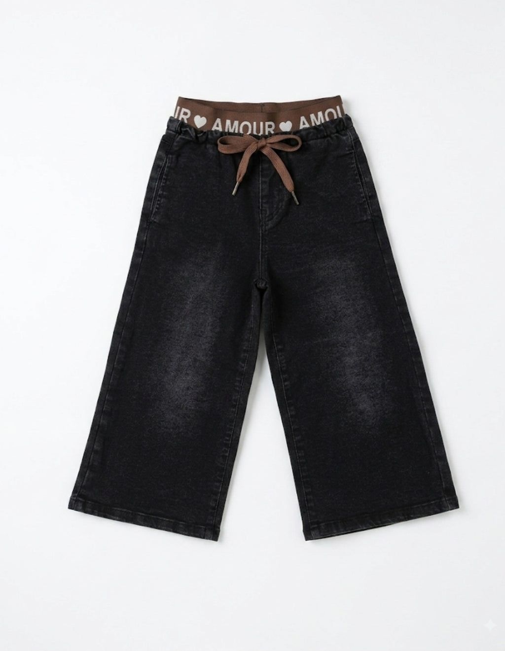 AM Kids - jeans a palazzo con molla