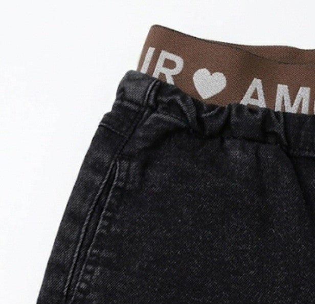 AM Kids - jeans a palazzo con molla