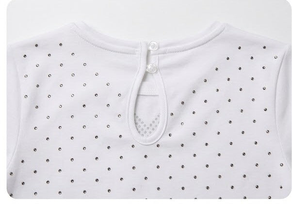 AM Kids - maglia glitterata manica lunga