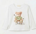 AM Kids - maglietta manica lunga caldo cotone bambina