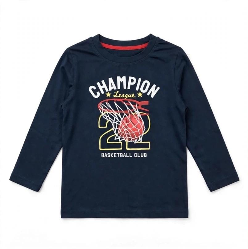 AM Kids - maglietta manica lunga caldo cotone bambino