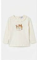 AM Kids - maglietta manica lunga caldo cotone neonata