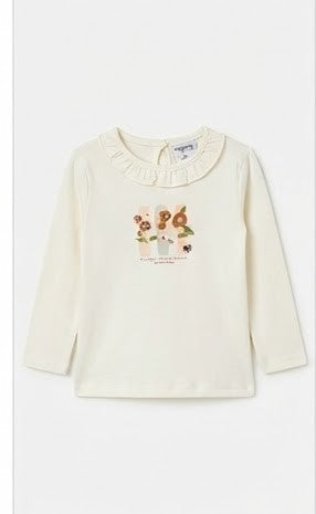 AM Kids - maglietta manica lunga caldo cotone neonata