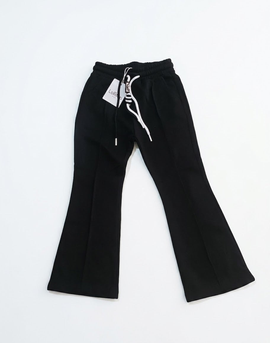 AM Kids - pantalone tuta zampa con lacci