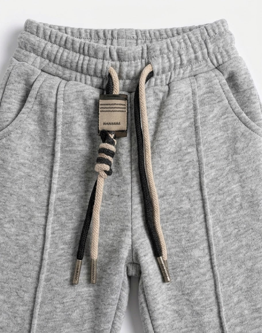 AM Kids - pantalone tuta zampa con lacci