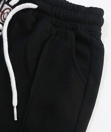 AM Kids - pantalone tuta zampa con lacci