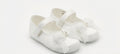 AM Kids - scarpina battesimale con fiocco e perline